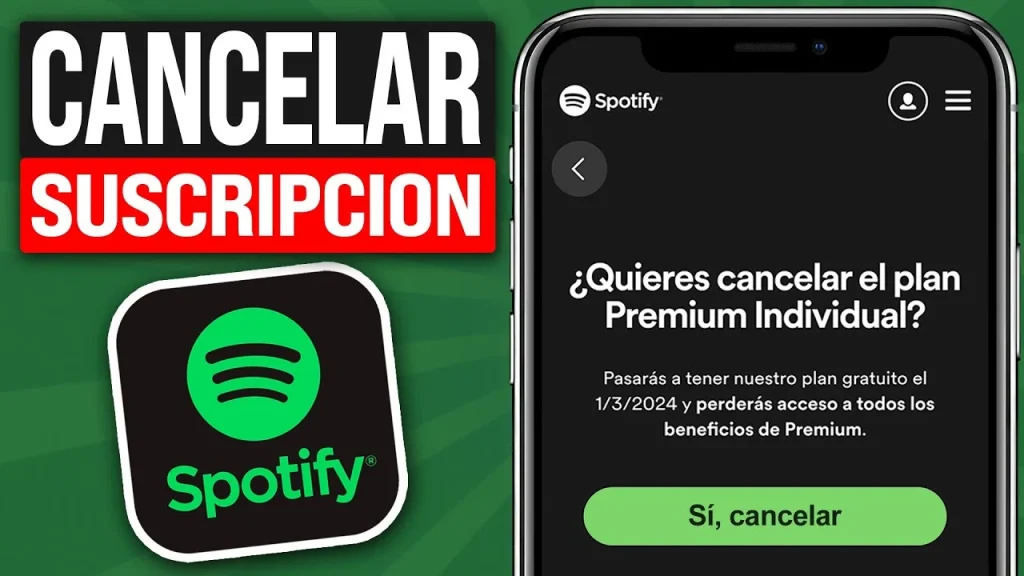 Cómo cancelar Spotify Premium